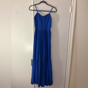Chic Royal Blue Maxi Dress